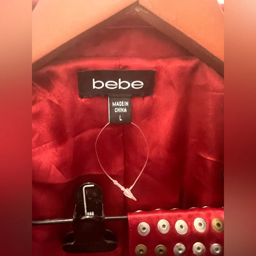 BeBe used Red coat with belt - Picture 7 of 12